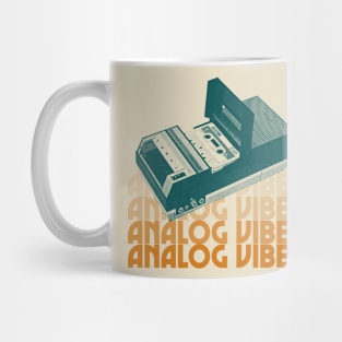 Analog Vibes ∆∆ 80s Cassette Player Design Mug